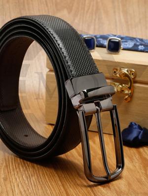 dotted nickle leather belt - 18465843 - Standard Image - 2