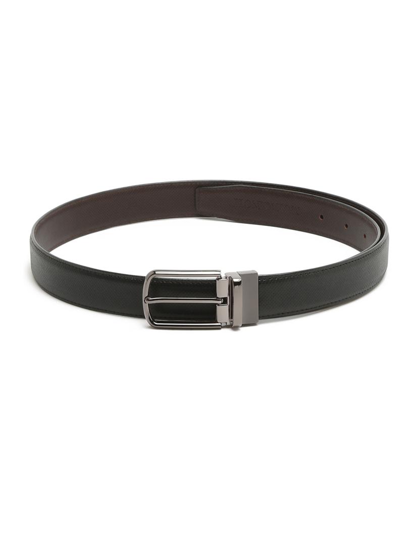 dotted nickle leather belt - 18465843 - Zoom Image - 3