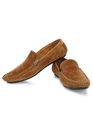 men tan slip on loafer - 18465905 - Standard Image - 2
