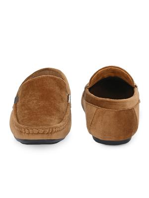 men tan slip on loafer - 18465905 - Standard Image - 3