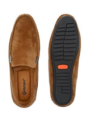 men tan slip on loafer - 18465905 - Standard Image - 4