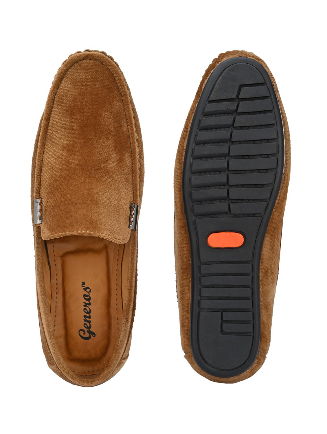 men tan slip on loafer - 18465905 - Zoom Image - 4