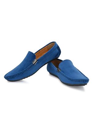 men blue slip on loafer - 18465907 - Standard Image - 2