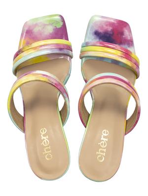 women printed slip on sandal - 18465914 - Standard Image - 4