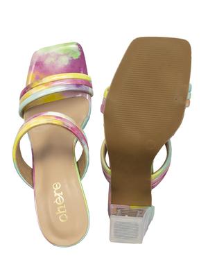 women printed slip on sandal - 18465914 - Standard Image - 5