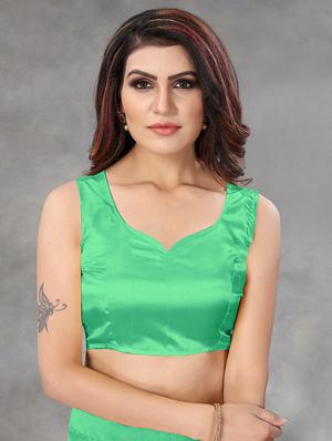 lace detailed applique work saree with blouse - 18466264 - Standard Image - 3