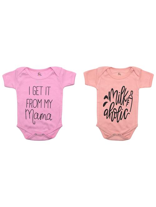 pack of 2 multi colored printed onesies - 18467128 - Standard Image - 1