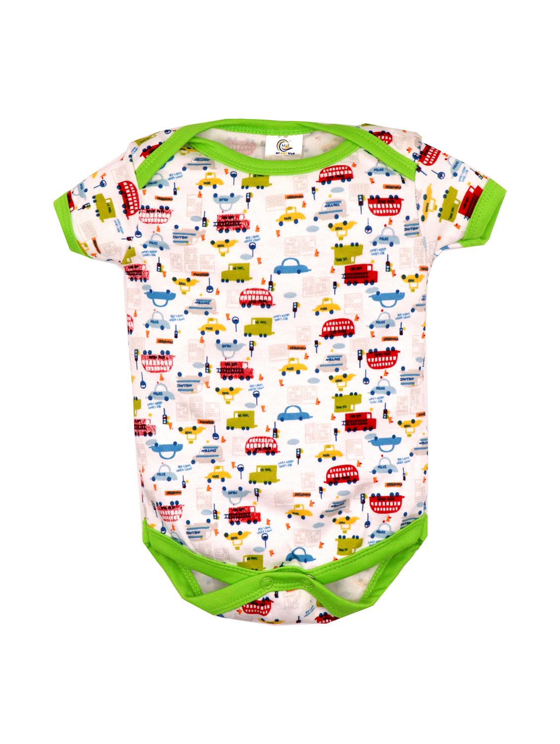 pack of 3 multi colored printed onesies - 18467146 - Zoom Image - 2
