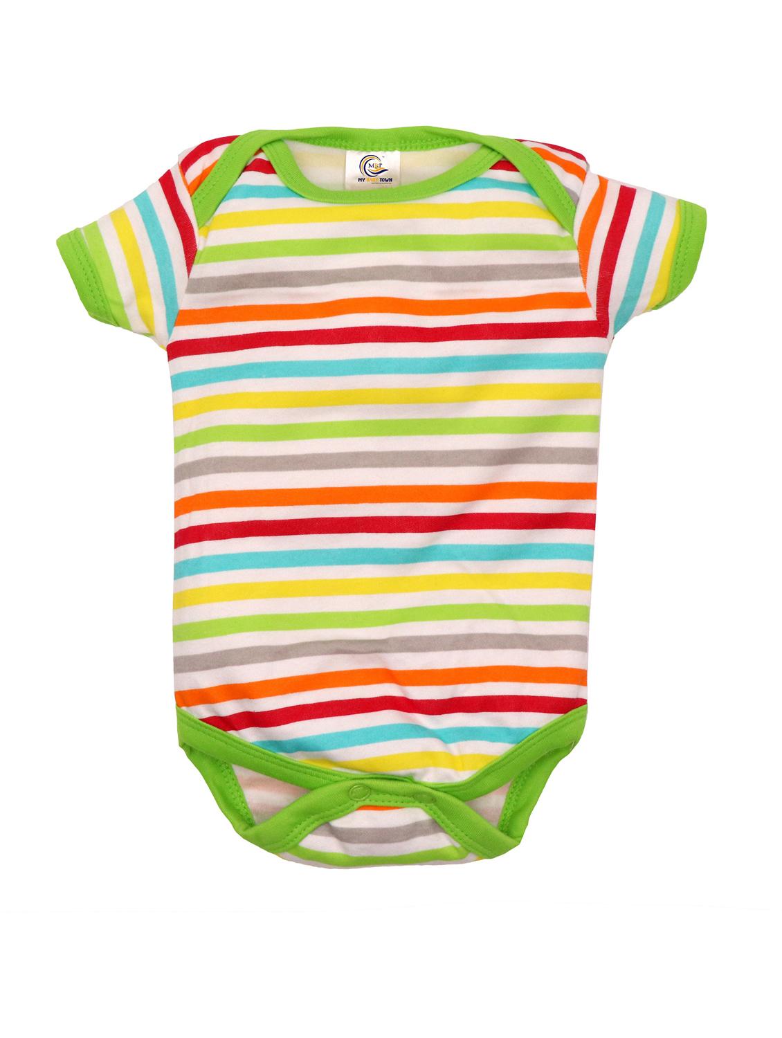 pack of 3 multi colored printed onesies - 18467146 - Zoom Image - 4