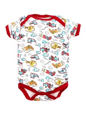 pack of 3 multi colored printed onesies - 18467153 - Standard Image - 3