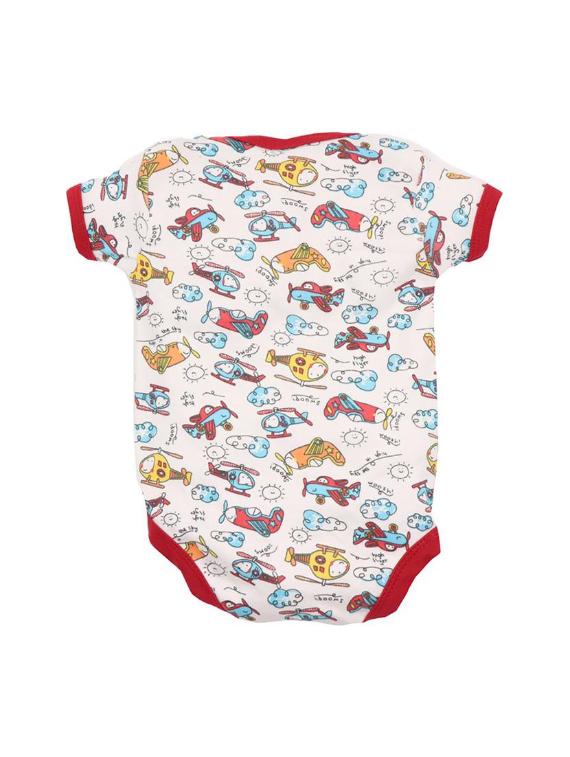 pack of 3 multi colored printed onesies - 18467153 - Zoom Image - 4