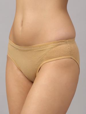 beige lace bikini panty - 18468120 - Standard Image - 2
