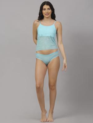 blue lace bikini panty - 18468121 - Standard Image - 3