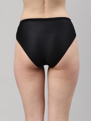 black solid bikini panty - 18468133 - Standard Image - 3