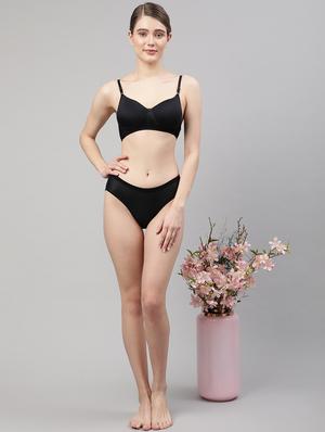 black solid bikini panty - 18468133 - Standard Image - 4