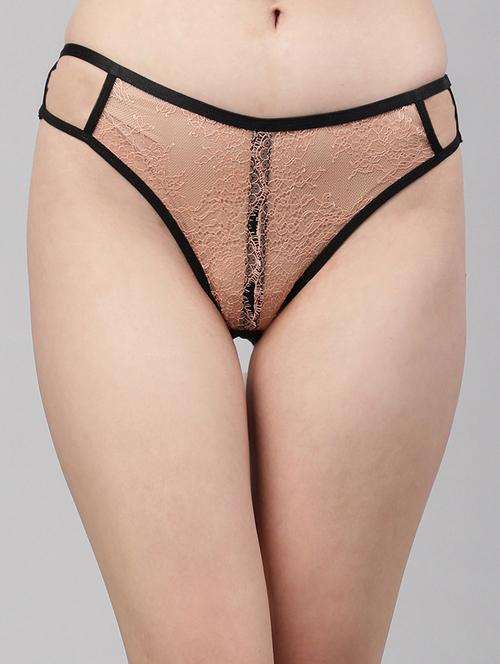 orange lace bikini panty - 18468144 - Standard Image - 1
