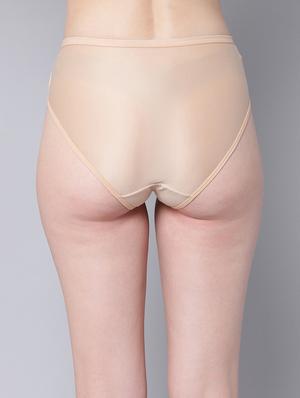 nude solid bikini panty - 18468154 - Standard Image - 4