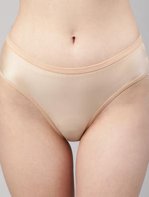 nude solid bikini panty - 18468155 - Standard Image - 4