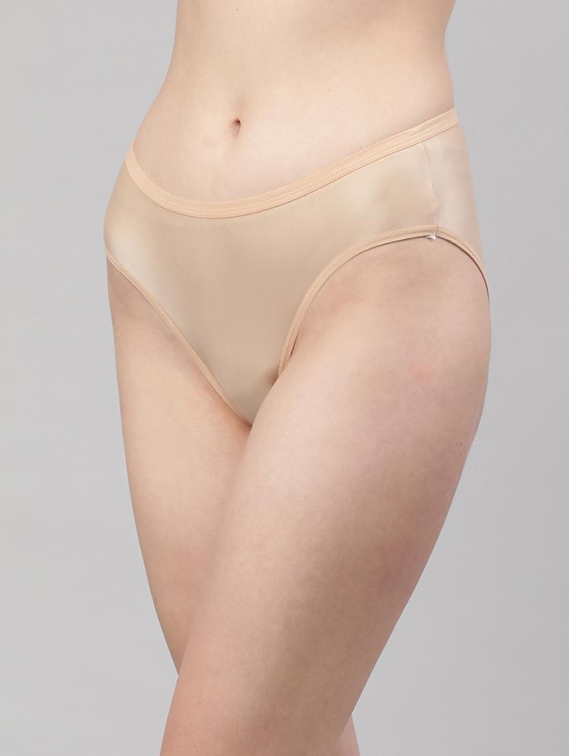 nude solid bikini panty - 18468155 - Zoom Image - 2