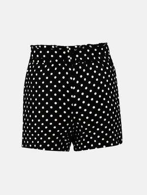 girls black polka dot shorts - 18468217 - Standard Image - 2