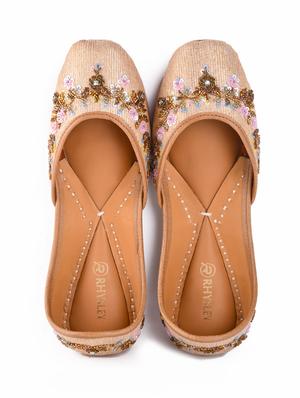 women embroidered slip on jutti - 18468749 - Standard Image - 2