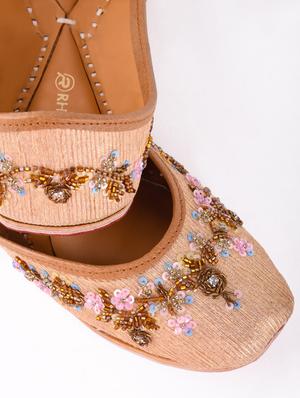 women embroidered slip on jutti - 18468749 - Standard Image - 6