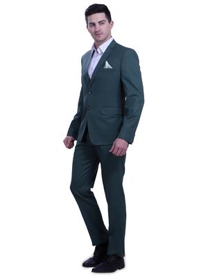 bottle-green single breasted two piece suit set - 18468926 - Standard Image - 2
