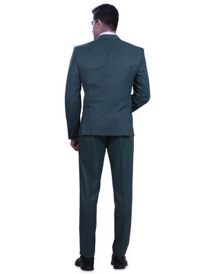 bottle-green single breasted two piece suit set - 18468926 - Standard Image - 3