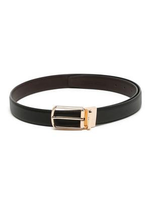 dotted black leather belt - 18470779 - Standard Image - 4