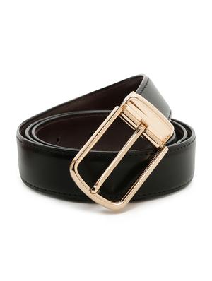 plain black leather belt - 18470781 - Standard Image - 3