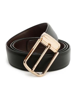 ripped black leather belt - 18470782 - Standard Image - 3