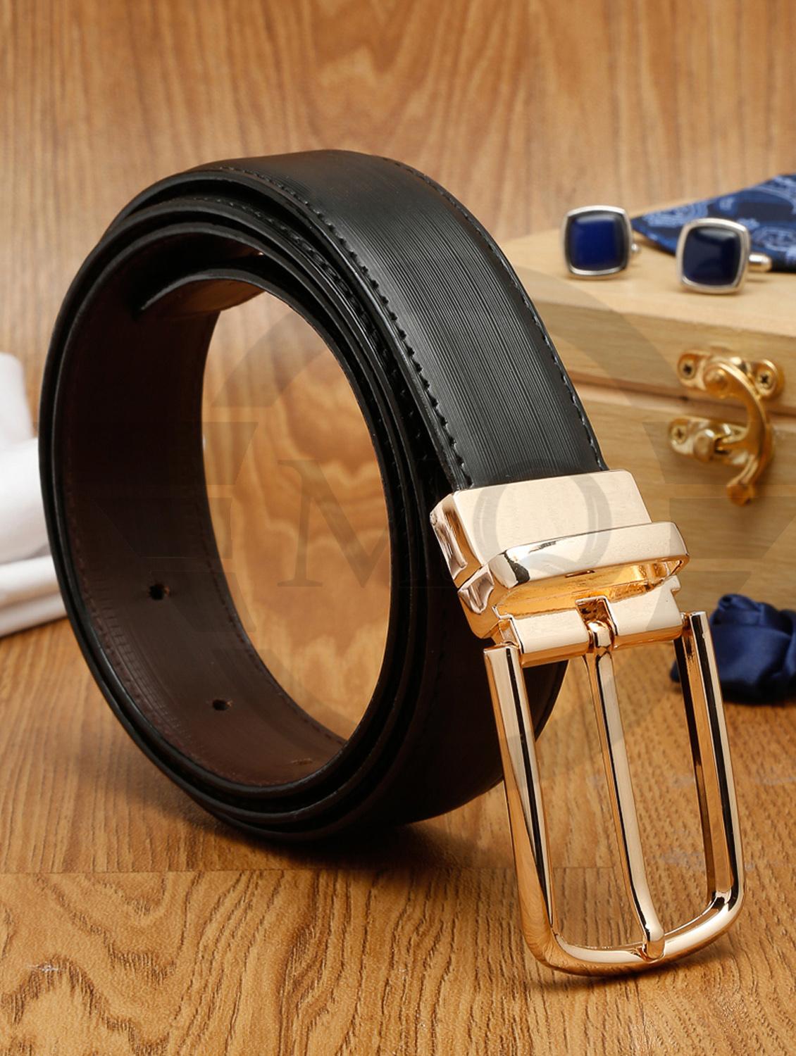 ripped black leather belt - 18470782 - Zoom Image - 2