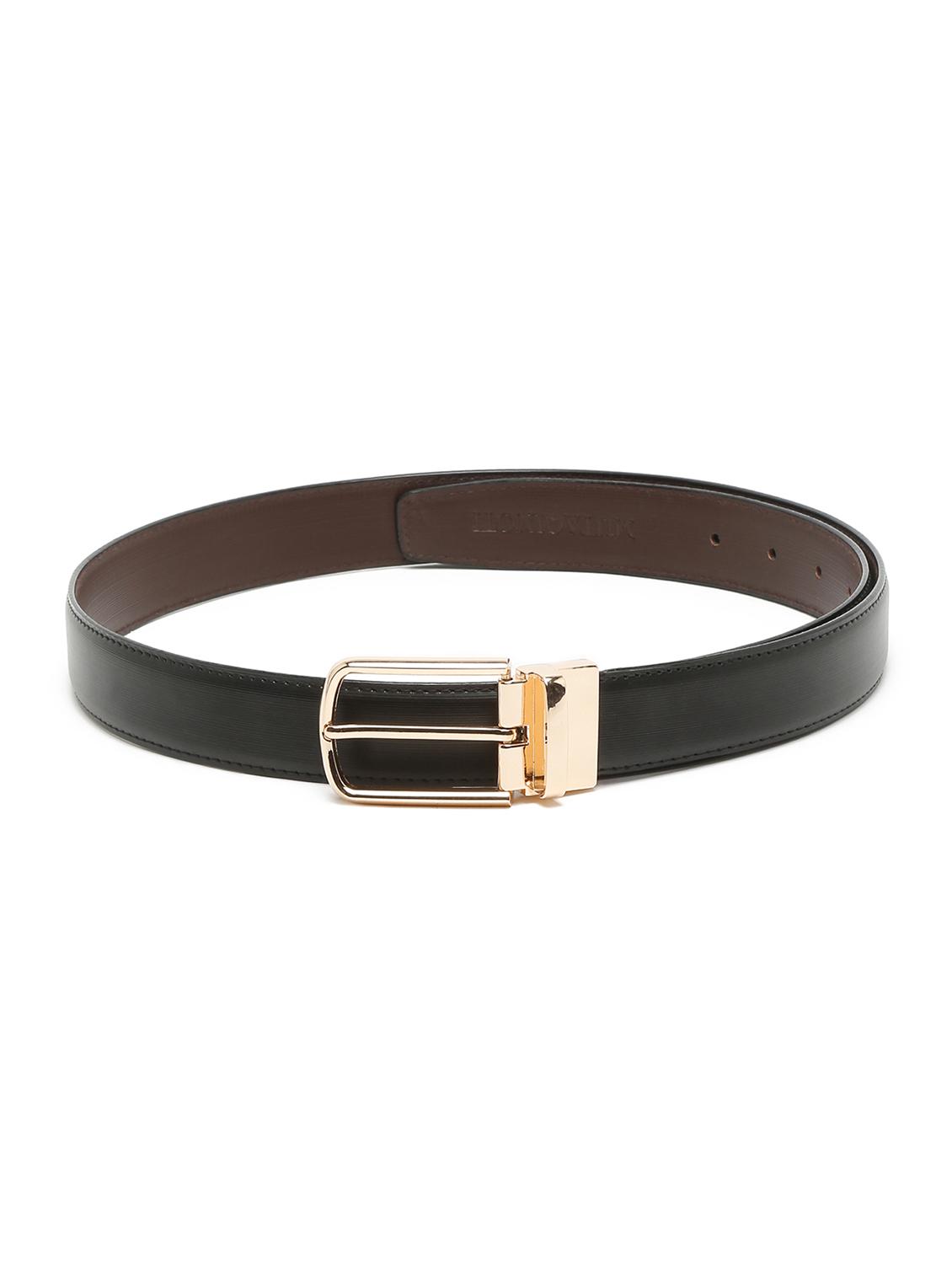 ripped black leather belt - 18470782 - Zoom Image - 4