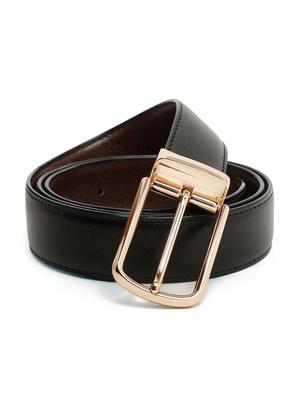 shrunk black leather belt - 18470783 - Standard Image - 3