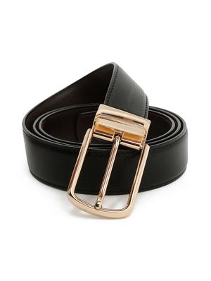 snake black leather belt - 18470785 - Standard Image - 3