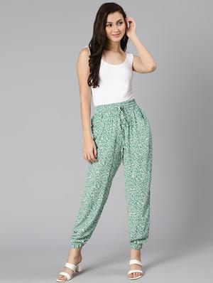 drawstring waist printed jogger - 18471002 - Standard Image - 5