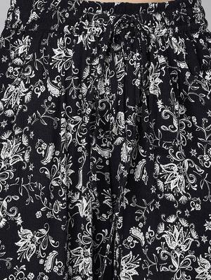 drawstring waist printed jogger - 18471003 - Standard Image - 6