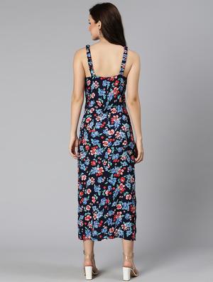 floral print a-line dress - 18471029 - Standard Image - 6