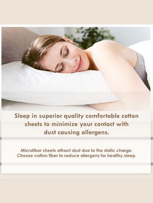 pizuna cotton 400 thread count standard pillowcases tan 100% long staple cotton satin pillowcase tan 2 pillow cover - 18471177 - Standard Image - 5