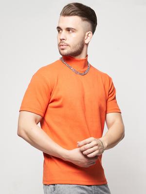 orange solid t-shirt - 18471388 - Standard Image - 2
