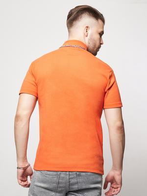 orange solid t-shirt - 18471388 - Standard Image - 3