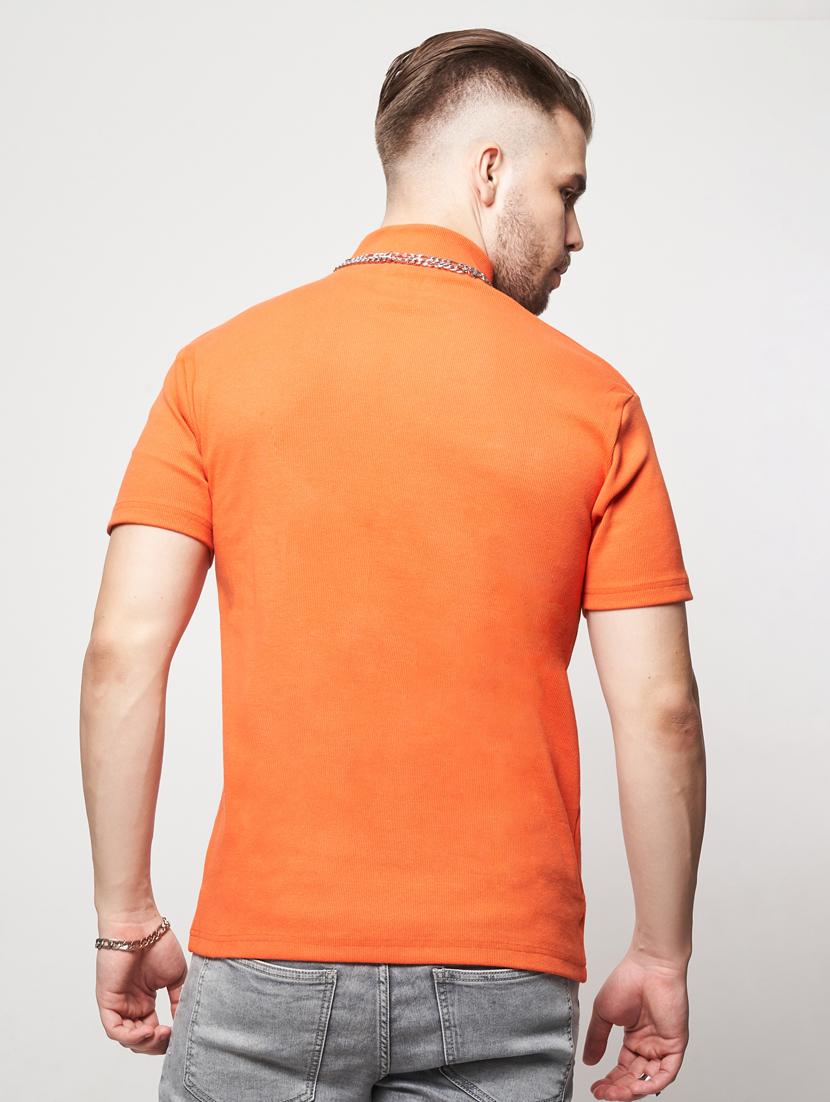 orange solid t-shirt - 18471388 - Zoom Image - 3