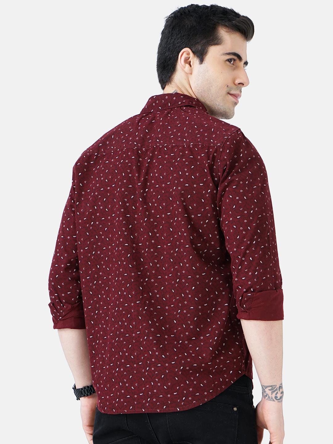 casual shirt, has a spread collar, - 18471431 - Zoom Image - 6