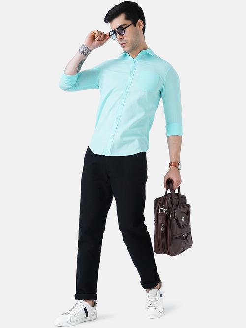casual shirt, has a spread collar, - 18471437 - Standard Image - 1