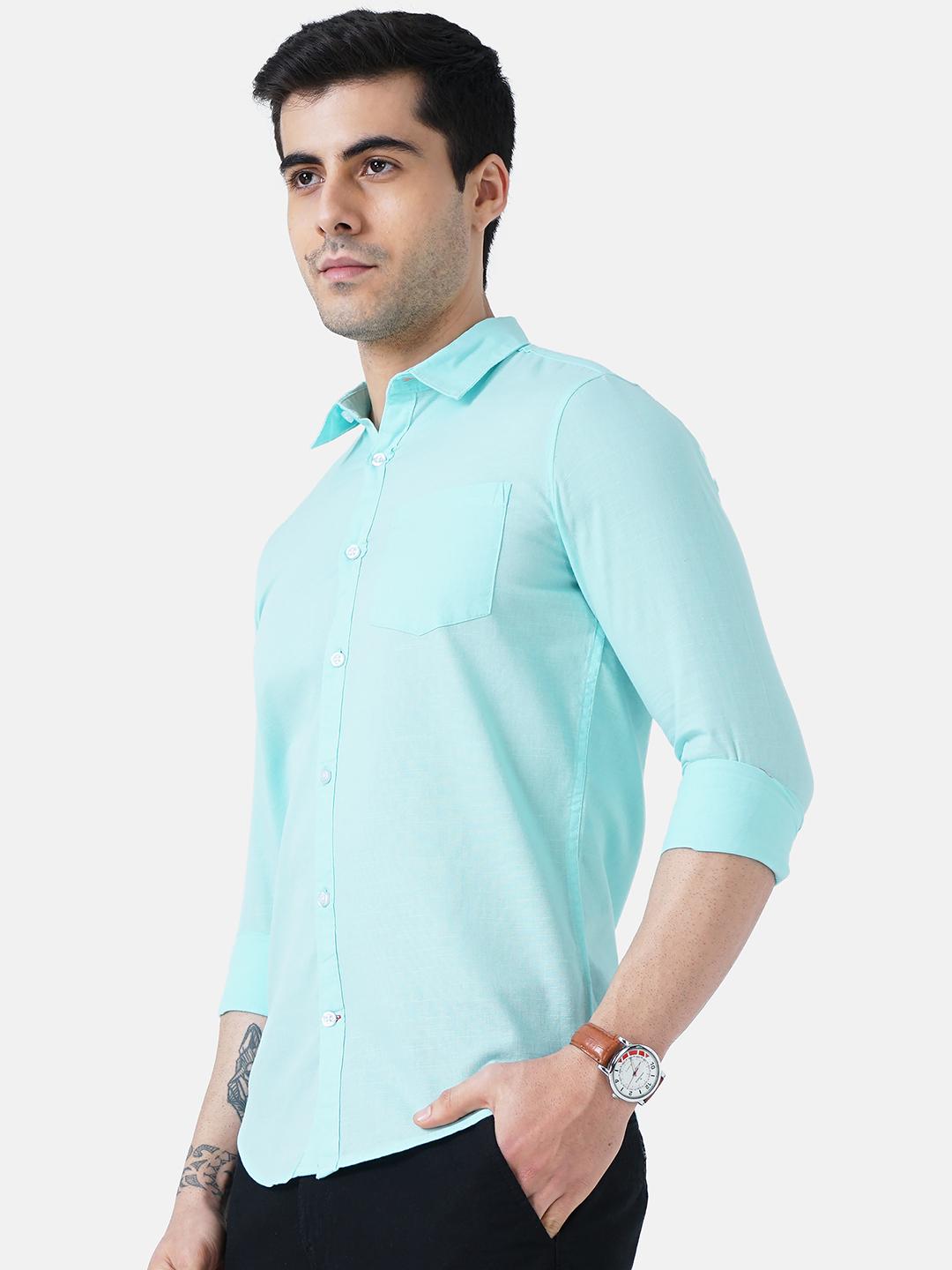 casual shirt, has a spread collar, - 18471437 - Zoom Image - 3