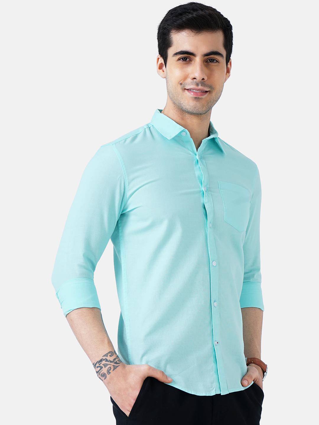 casual shirt, has a spread collar, - 18471437 - Zoom Image - 4