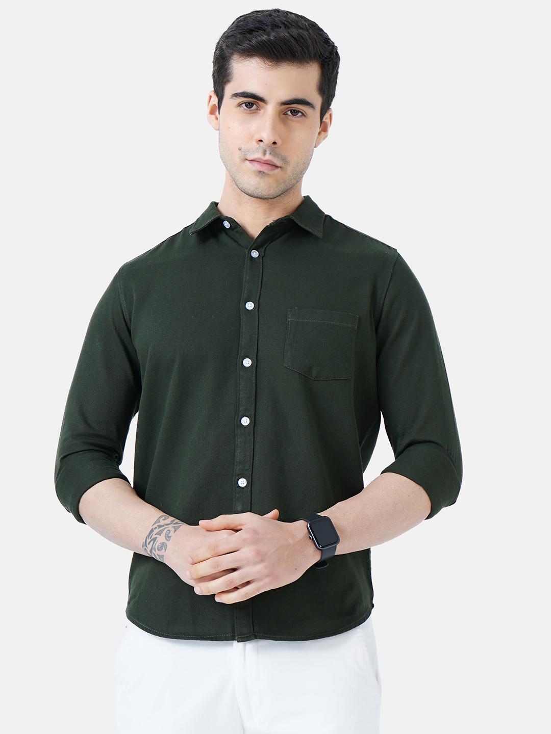 casual shirt, has a spread collar, - 18471444 - Zoom Image - 2