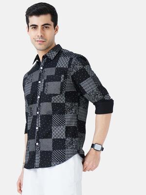 casual shirt, has a spread collar, - 18471453 - Standard Image - 3