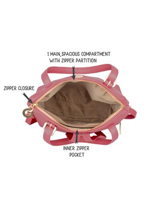 pink solid regular backpack - 18471838 - Standard Image - 3