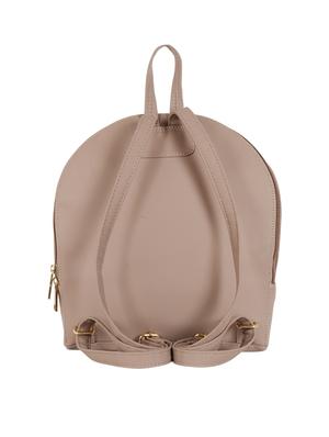 mauve solid regular backpack - 18471839 -  Standard Image - 1